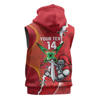 Guyana and Trinbago Cricket Custom Sleeveless Zip Hoodie Amazon Warriors Knight Riders Together - Wonder Print Shop