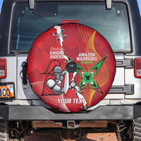 Guyana and Trinbago Cricket Custom Spare Tire Cover Amazon Warriors Knight Riders Together - Wonder Print Shop