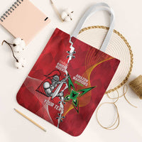 Guyana and Trinbago Cricket Custom Tote Bag Amazon Warriors Knight Riders Together - Wonder Print Shop