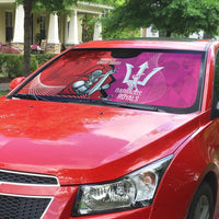 Barbados and Trinbago Cricket Personalized Auto Sun Shade Royals Knight Riders Together - Wonder Print Shop
