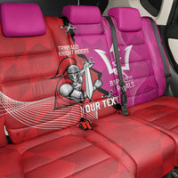 Barbados and Trinbago Cricket Personalized Back Car Seat Cover Royals Knight Riders Together - Wonder Print Shop