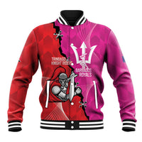 Barbados and Trinbago Cricket Personalized Baseball Jacket Royals Knight Riders Together - Wonder Print Shop