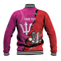 Barbados and Trinbago Cricket Personalized Baseball Jacket Royals Knight Riders Together - Wonder Print Shop