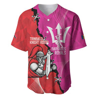 Barbados and Trinbago Cricket Personalized Baseball Jersey Royals Knight Riders Together - Wonder Print Shop