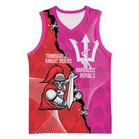 Barbados and Trinbago Cricket Personalized Basketball Jersey Royals Knight Riders Together - Wonder Print Shop