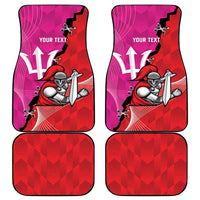 Barbados and Trinbago Cricket Personalized Car Mats Royals Knight Riders Together - Wonder Print Shop