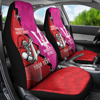 Barbados and Trinbago Cricket Personalized Car Seat Cover Royals Knight Riders Together - Wonder Print Shop