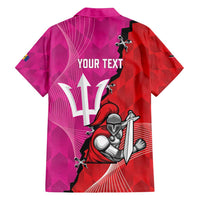 Barbados and Trinbago Cricket Personalized Family Matching Off Shoulder Maxi Dress and Hawaiian Shirt Royals Knight Riders Together - Wonder Print Shop