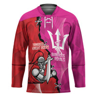 Barbados and Trinbago Cricket Personalized Hockey Jersey Royals Knight Riders Together - Wonder Print Shop