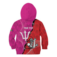 Barbados and Trinbago Cricket Personalized Kid Hoodie Royals Knight Riders Together - Wonder Print Shop
