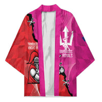 Barbados and Trinbago Cricket Personalized Kimono Royals Knight Riders Together - Wonder Print Shop