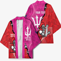 Barbados and Trinbago Cricket Personalized Kimono Royals Knight Riders Together - Wonder Print Shop