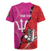 Barbados and Trinbago Cricket Personalized Rugby Jersey Royals Knight Riders Together - Wonder Print Shop