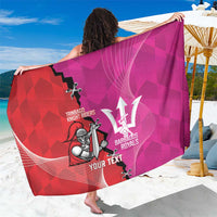 Barbados and Trinbago Cricket Personalized Sarong Royals Knight Riders Together - Wonder Print Shop