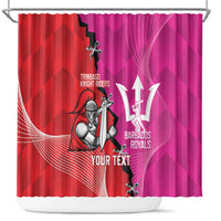 Barbados and Trinbago Cricket Personalized Shower Curtain Royals Knight Riders Together - Wonder Print Shop