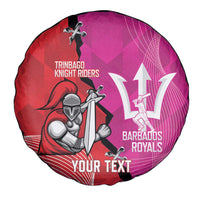 Barbados and Trinbago Cricket Personalized Spare Tire Cover Royals Knight Riders Together - Wonder Print Shop