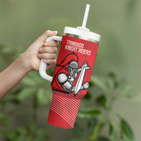 Barbados and Trinbago Cricket Tumbler With Handle Royals Knight Riders Together - Wonder Print Shop