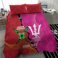 Barbados and Guyana Cricket Personalized Bedding Set Royals Amazon Warriors Together - Wonder Print Shop