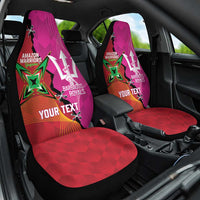 Barbados and Guyana Cricket Personalized Car Seat Cover Royals Amazon Warriors Together - Wonder Print Shop