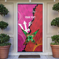 Barbados and Guyana Cricket Personalized Door Cover Royals Amazon Warriors Together - Wonder Print Shop
