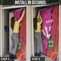 Barbados and Guyana Cricket Personalized Door Cover Royals Amazon Warriors Together - Wonder Print Shop