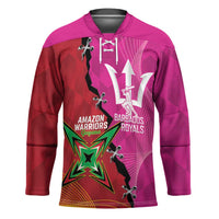 Barbados and Guyana Cricket Personalized Hockey Jersey Royals Amazon Warriors Together - Wonder Print Shop