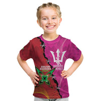 Barbados and Guyana Cricket Personalized Kid T Shirt Royals Amazon Warriors Together - Wonder Print Shop