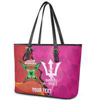 Barbados and Guyana Cricket Personalized Leather Tote Bag Royals Amazon Warriors Together - Wonder Print Shop