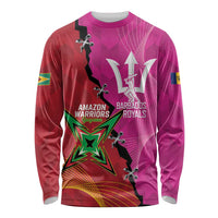 Barbados and Guyana Cricket Personalized Long Sleeve Shirt Royals Amazon Warriors Together - Wonder Print Shop