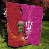 Barbados and Guyana Cricket Personalized Quilt Royals Amazon Warriors Together - Wonder Print Shop