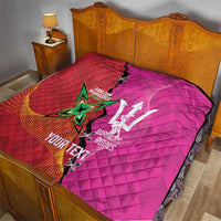 Barbados and Guyana Cricket Personalized Quilt Royals Amazon Warriors Together - Wonder Print Shop