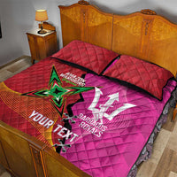 Barbados and Guyana Cricket Personalized Quilt Bed Set Royals Amazon Warriors Together - Wonder Print Shop