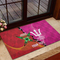 Barbados and Guyana Cricket Personalized Rubber Doormat Royals Amazon Warriors Together - Wonder Print Shop