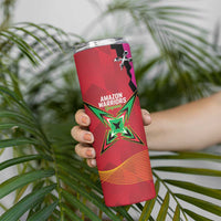 Barbados and Guyana Cricket Skinny Tumbler Royals Amazon Warriors Together - Wonder Print Shop