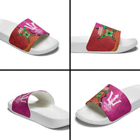 Barbados and Guyana Cricket Personalized Slide Sandals Royals Amazon Warriors Together - Wonder Print Shop