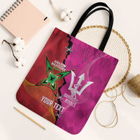Barbados and Guyana Cricket Personalized Tote Bag Royals Amazon Warriors Together - Wonder Print Shop
