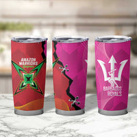 Barbados and Guyana Cricket Tumbler Cup Royals Amazon Warriors Together - Wonder Print Shop