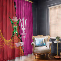Barbados and Guyana Cricket Personalized Window Curtain Royals Amazon Warriors Together - Wonder Print Shop