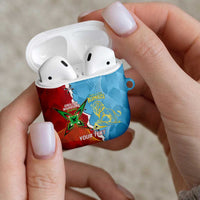 Saint Lucia and Guyana Cricket Personalized AirPods Case Kings Amazon Warriors Together - Wonder Print Shop