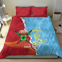 Saint Lucia and Guyana Cricket Personalized Bedding Set Kings Amazon Warriors Together - Wonder Print Shop