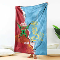 Saint Lucia and Guyana Cricket Personalized Blanket Kings Amazon Warriors Together - Wonder Print Shop