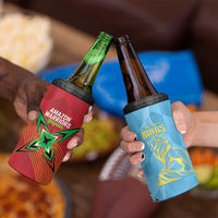 Saint Lucia and Guyana Cricket 4 in 1 Can Cooler Tumbler Kings Amazon Warriors Together - Wonder Print Shop
