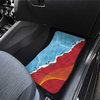 Saint Lucia and Guyana Cricket Personalized Car Mats Kings Amazon Warriors Together - Wonder Print Shop