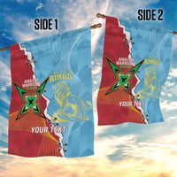 Saint Lucia and Guyana Cricket Personalized Garden Flag Kings Amazon Warriors Together - Wonder Print Shop