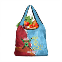 Saint Lucia and Guyana Cricket Personalized Grocery Bag Kings Amazon Warriors Together - Wonder Print Shop