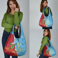 Saint Lucia and Guyana Cricket Personalized Grocery Bag Kings Amazon Warriors Together - Wonder Print Shop