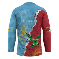 Saint Lucia and Guyana Cricket Personalized Hockey Jersey Kings Amazon Warriors Together - Wonder Print Shop