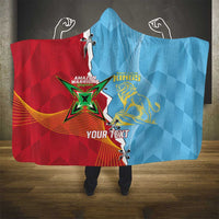 Saint Lucia and Guyana Cricket Personalized Hooded Blanket Kings Amazon Warriors Together - Wonder Print Shop