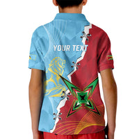 Saint Lucia and Guyana Cricket Personalized Kid Polo Shirt Kings Amazon Warriors Together - Wonder Print Shop