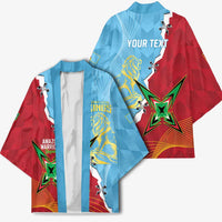 Saint Lucia and Guyana Cricket Personalized Kimono Kings Amazon Warriors Together - Wonder Print Shop